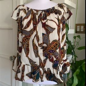 NWOT | CALIFORNIA GROWN FLORAL BLOUSE 🧡
